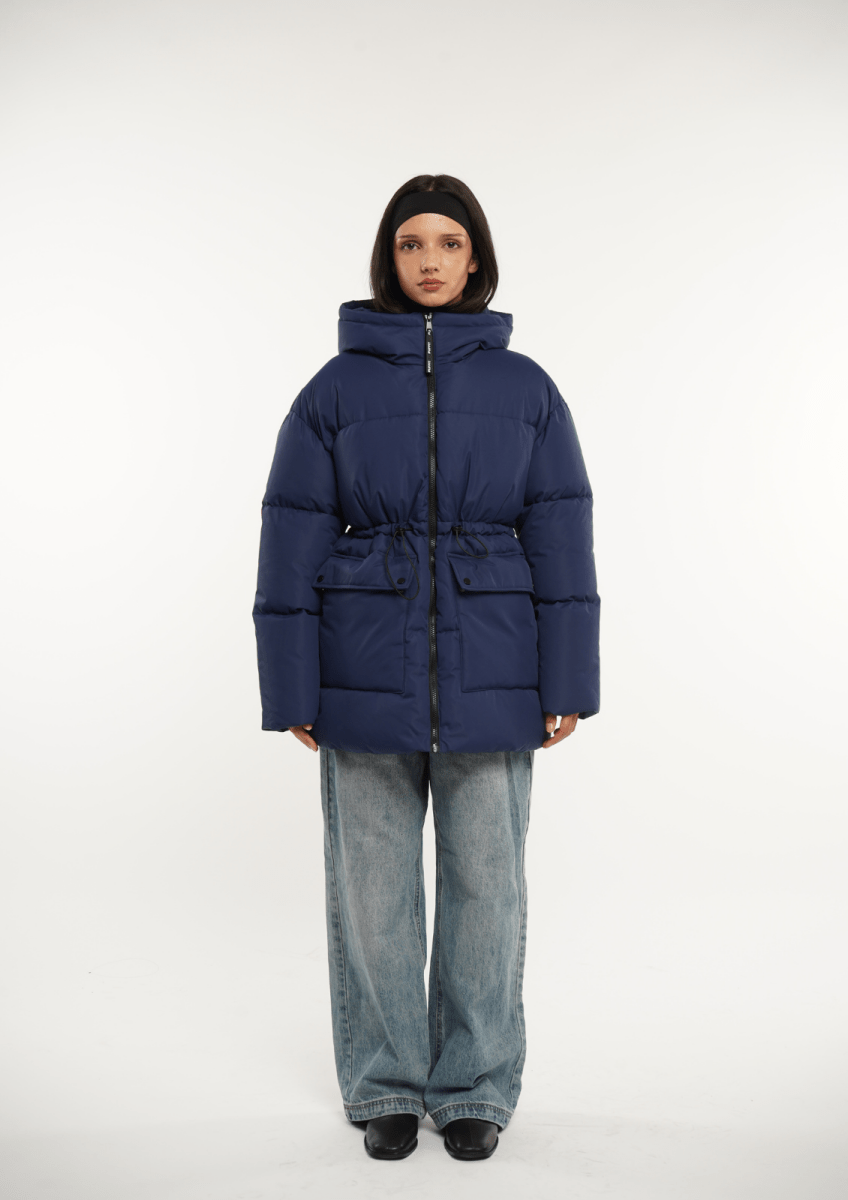 EVA | VESTE PUFFER À CAPUCHE IMPERMÉABLE