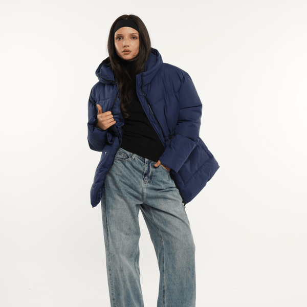 EVA | VESTE PUFFER À CAPUCHE IMPERMÉABLE