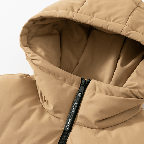 EVA | VESTE PUFFER À CAPUCHE IMPERMÉABLE