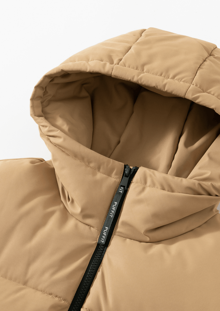 EVA | VESTE PUFFER À CAPUCHE IMPERMÉABLE