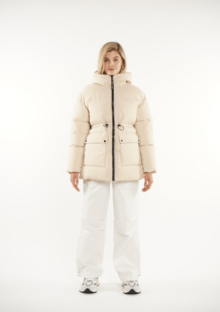 EVA | VESTE PUFFER À CAPUCHE IMPERMÉABLE