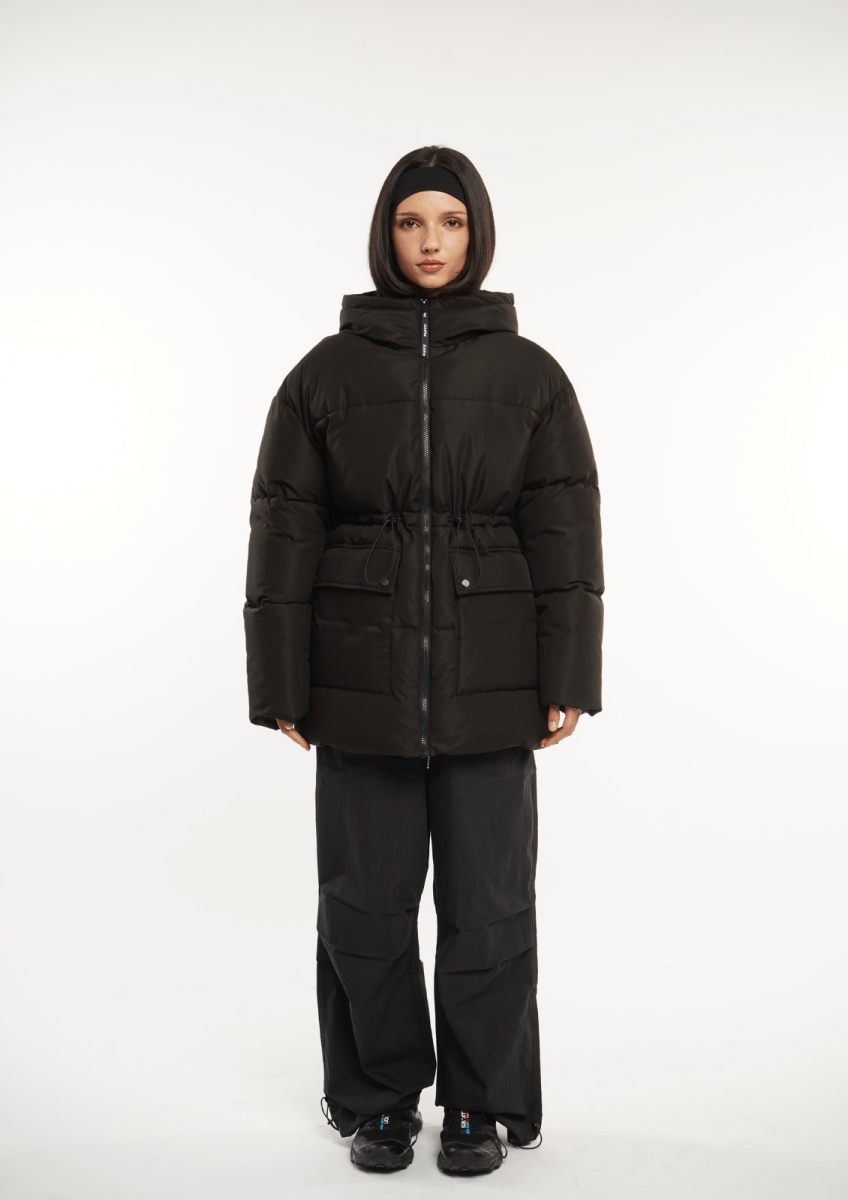 EVA | VESTE PUFFER À CAPUCHE IMPERMÉABLE