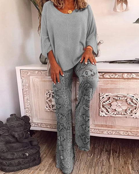 Annie | Ensemble en Tricot Boho Deux Pièces