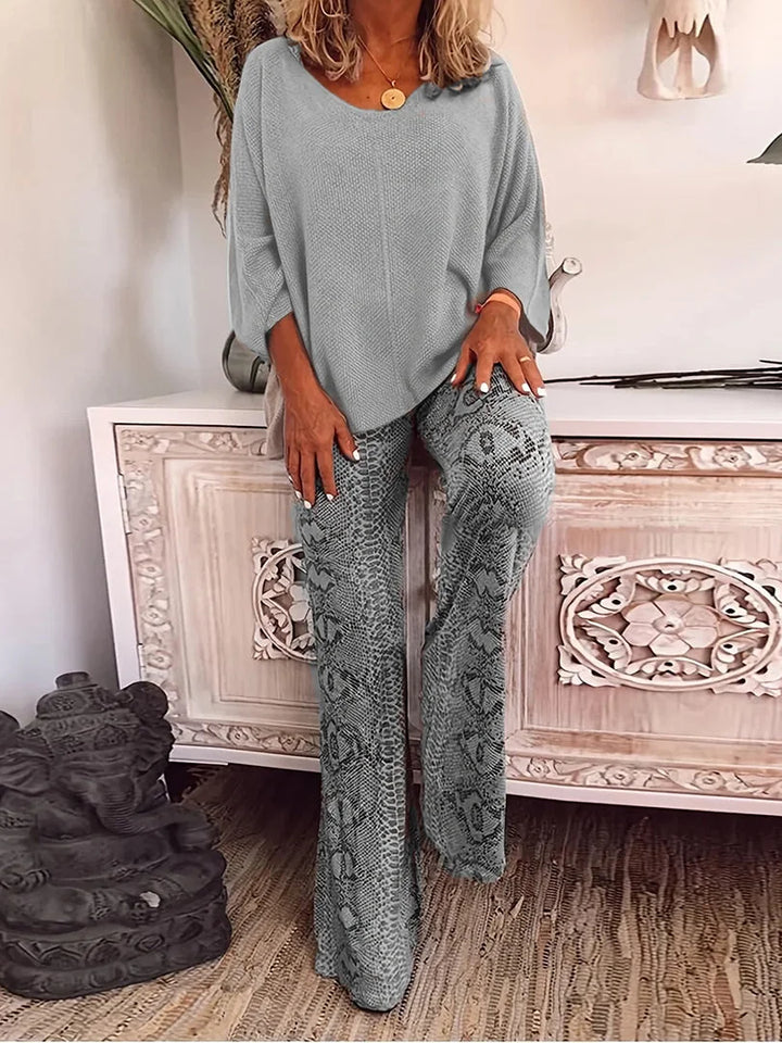 Annie | Ensemble en Tricot Boho Deux Pièces