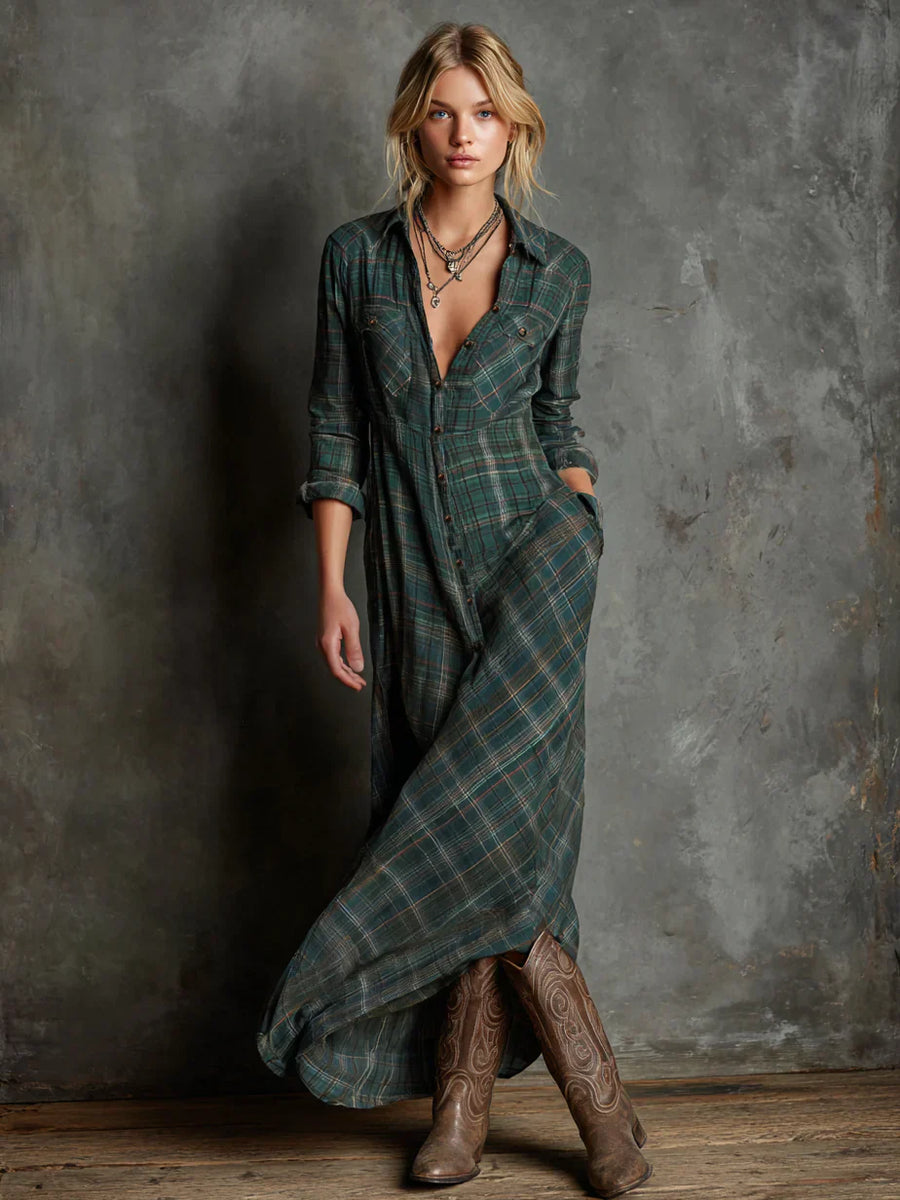 Belmont Row™ | Robe Chemise À Carreaux Classique