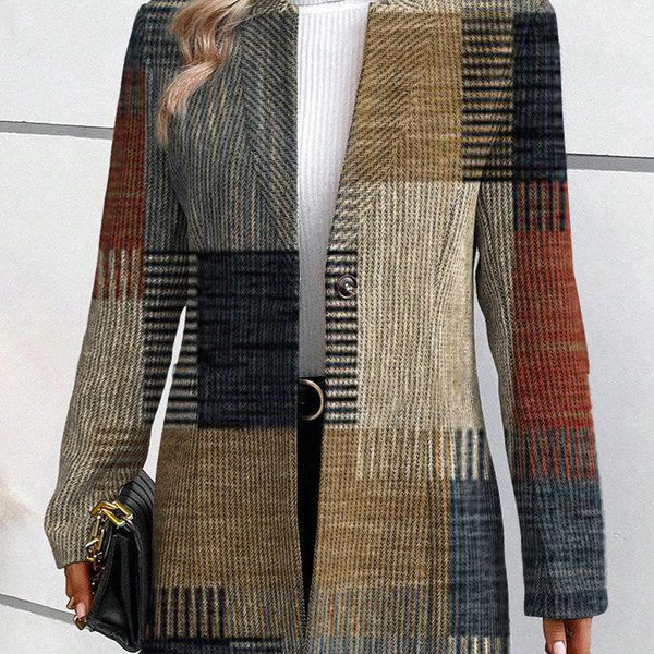 Jill | Blazer à Motifs Élégants