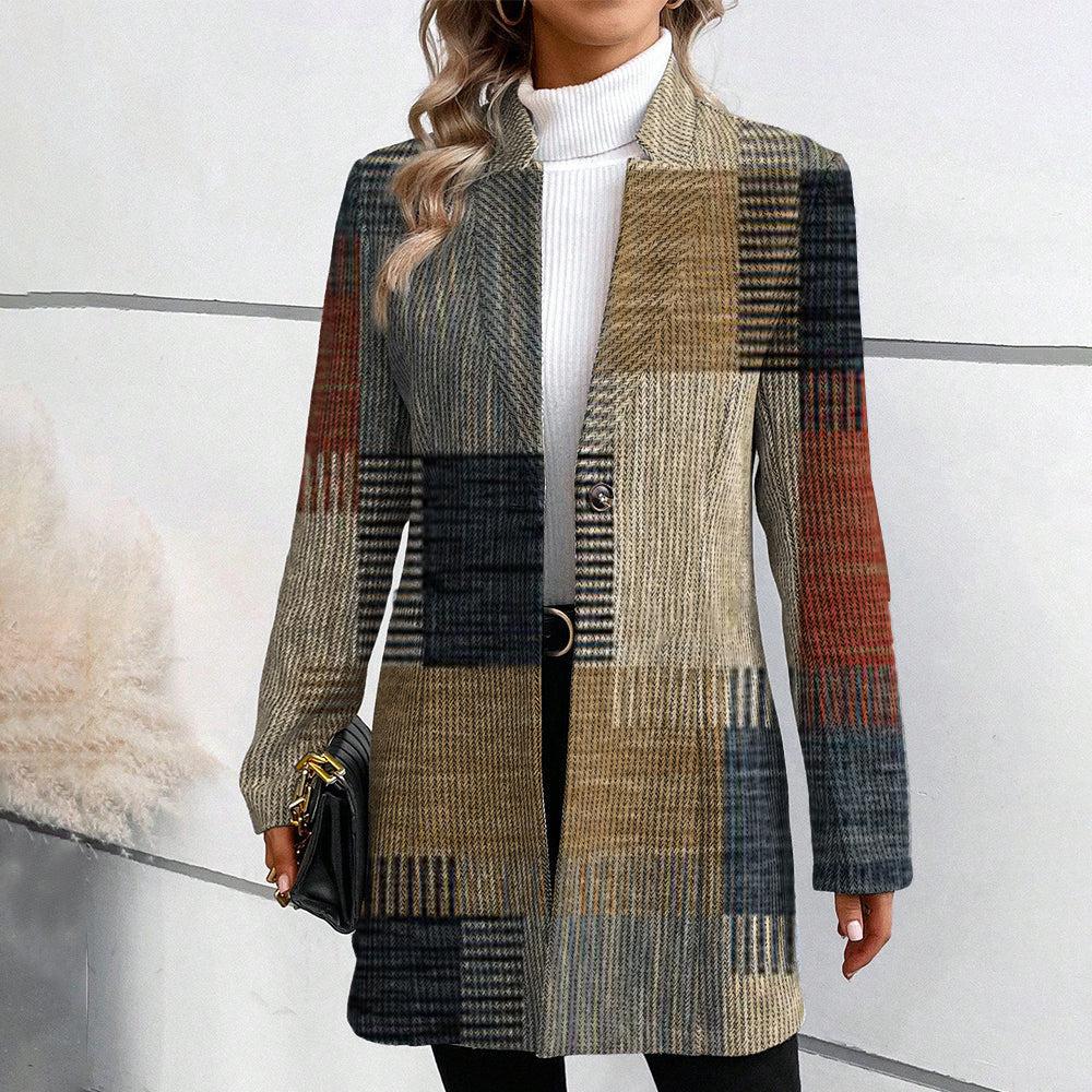 Marina™ - Veste Blazer Élégante pour Femmes avec Motif