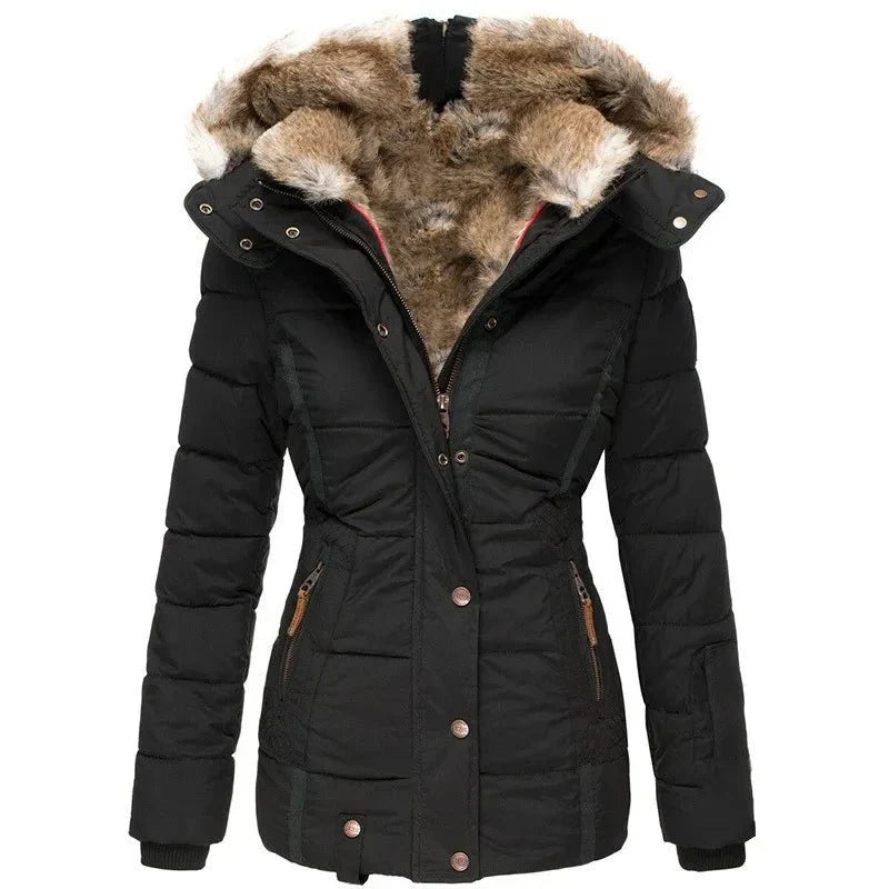 GRACE | VESTE EN FOURRURE D'HIVER CHAUDE ET CONFORTABLE