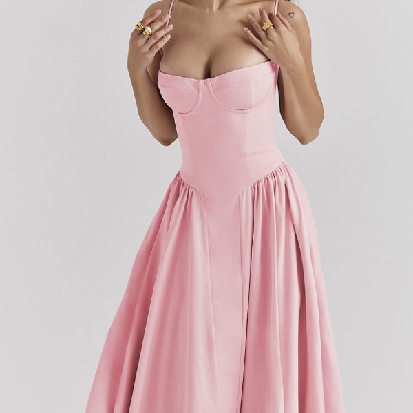 Elara | Robe Corset Midi