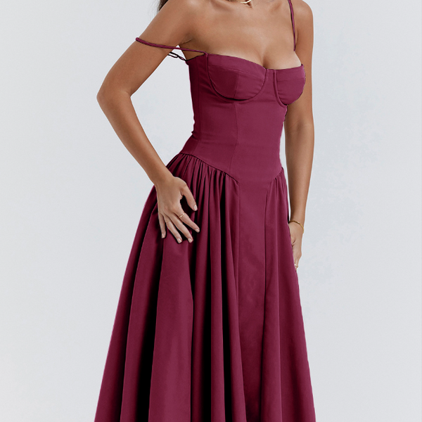 Elara | Robe Corset Midi