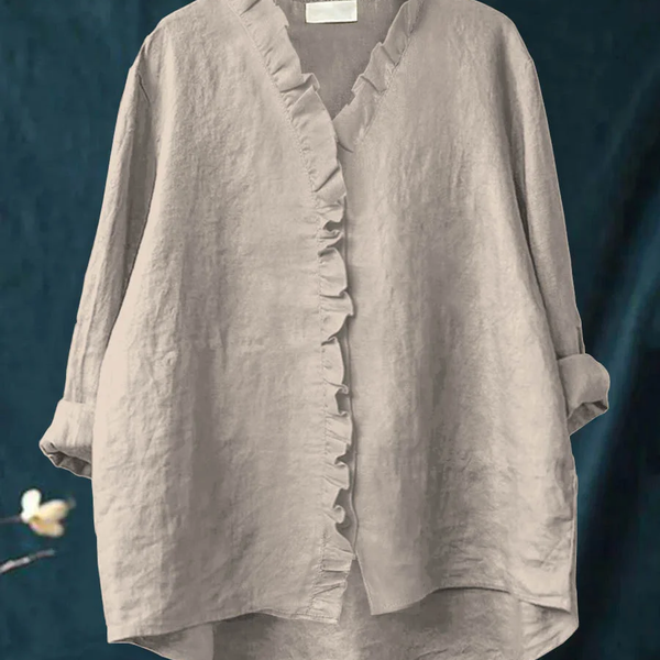 Maribel | Soft Ruffle Blouse -  for Real Comfort