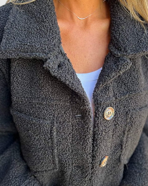 Majken - Veste Teddy Confortable
