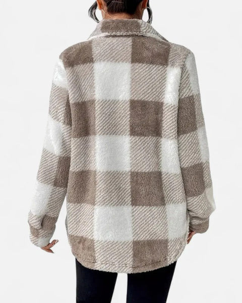 Brooklyn | Veste à Boutons Carreaux