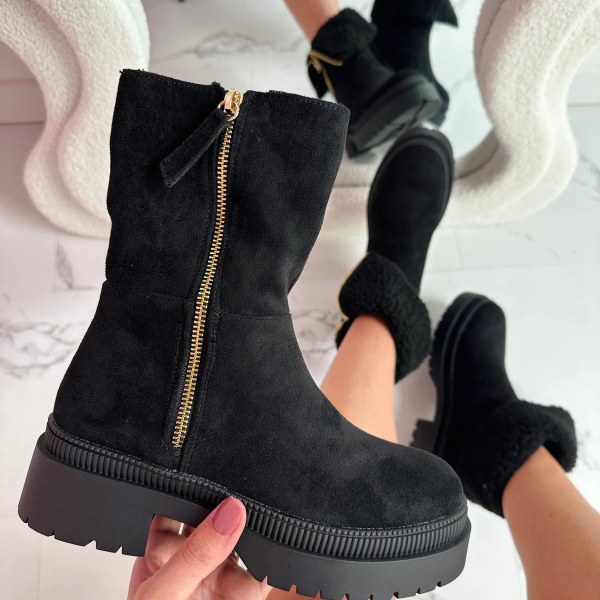 Missa | Bottines Zippées Confortables