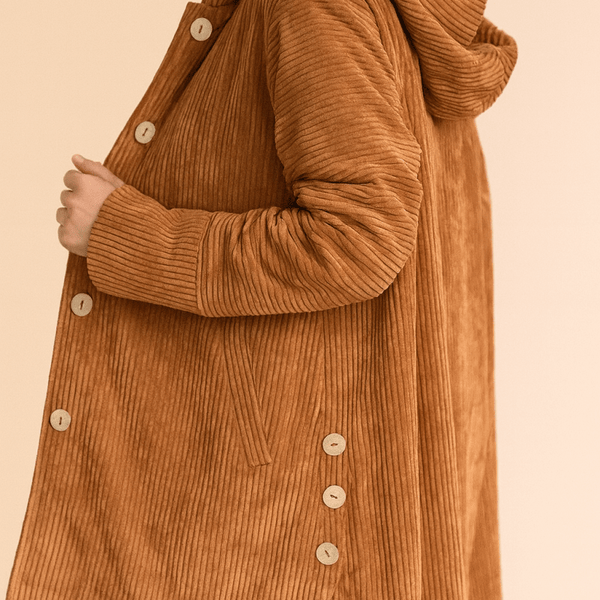 INDIE | VESTE À CAPUCHE EN CORDUROY
