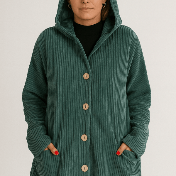 INDIE | VESTE À CAPUCHE EN CORDUROY