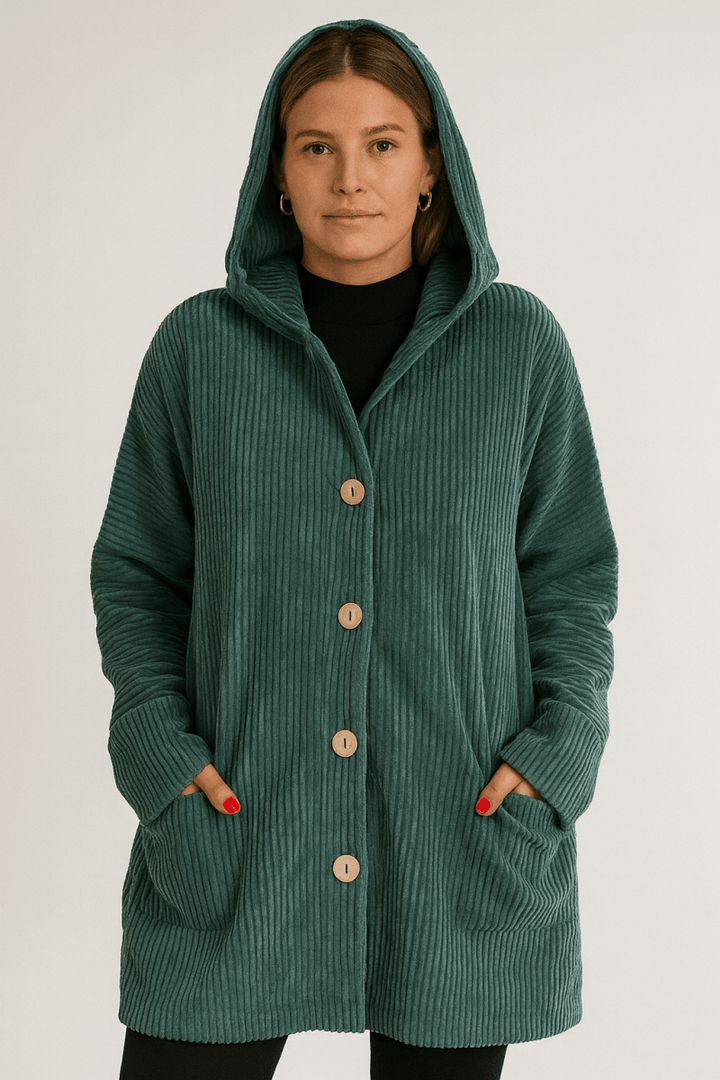 INDIE | VESTE À CAPUCHE EN CORDUROY