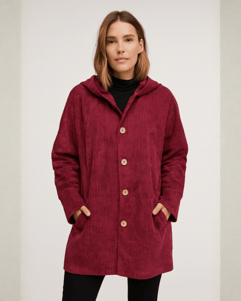 INDIE | VESTE À CAPUCHE EN CORDUROY