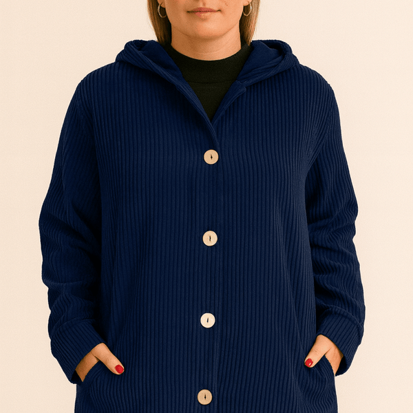 INDIE | VESTE À CAPUCHE EN CORDUROY