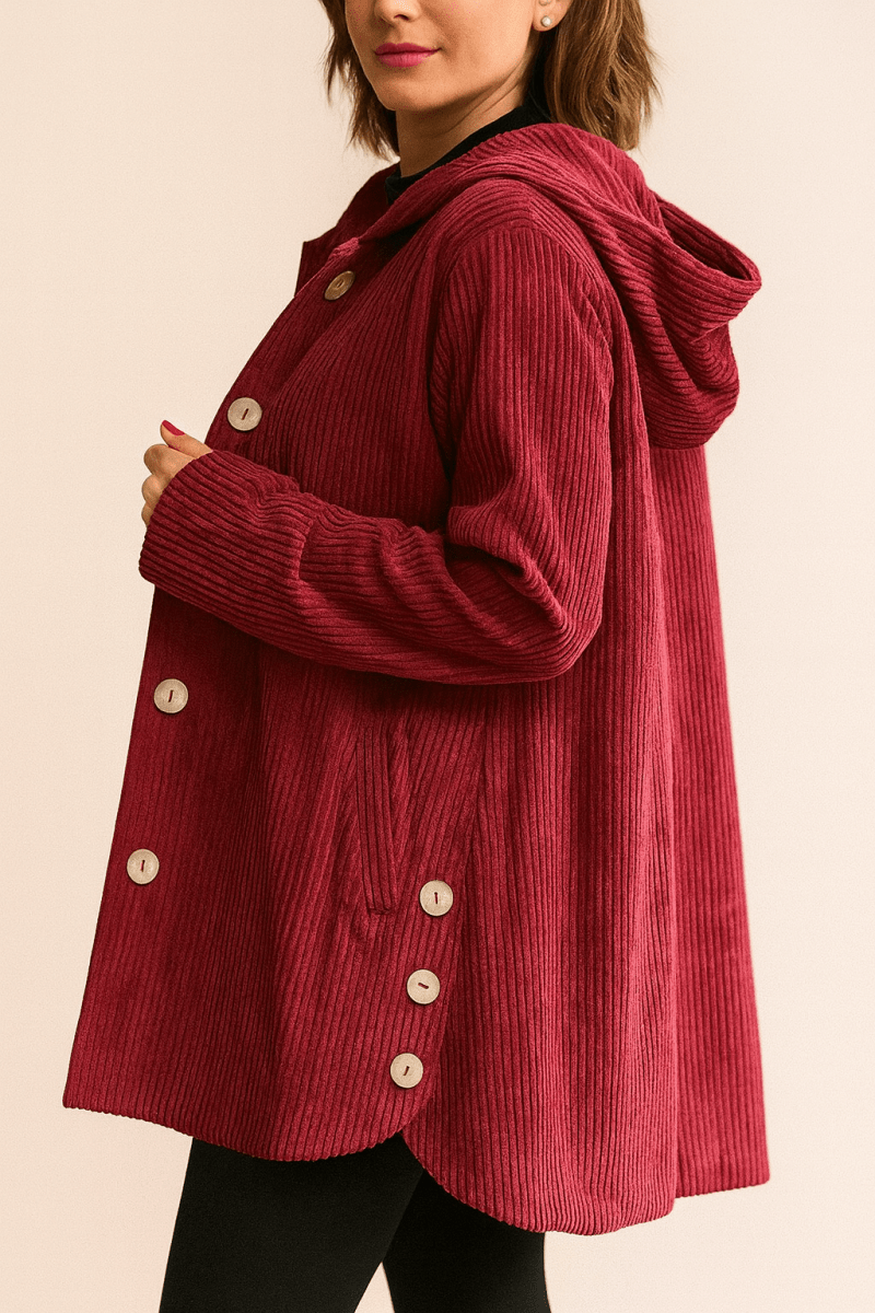 INDIE | VESTE À CAPUCHE EN CORDUROY