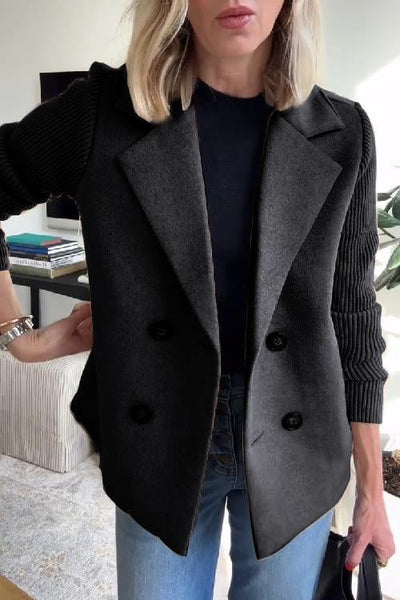 Sorelle™ - Veste Élégante à Manches Tricotées