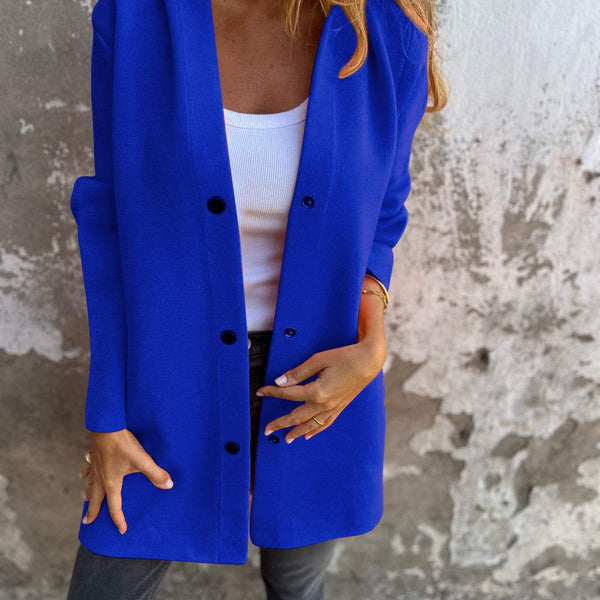 Jacqueline | Veste à Capuche Décontractée avec Boutons