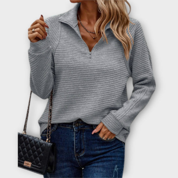 Lila | Pull V-Cou Élégant