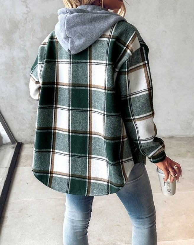 Jasmin Élégant | Veste Bloquée pour un Style Unique