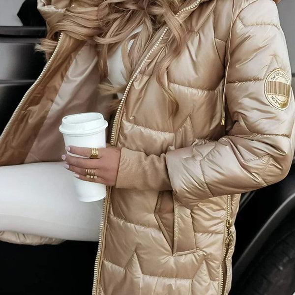 MARGA | VESTE LONGUE QUILTÉE CHAUDE