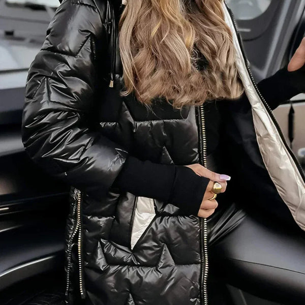 MARGA | VESTE LONGUE QUILTÉE CHAUDE