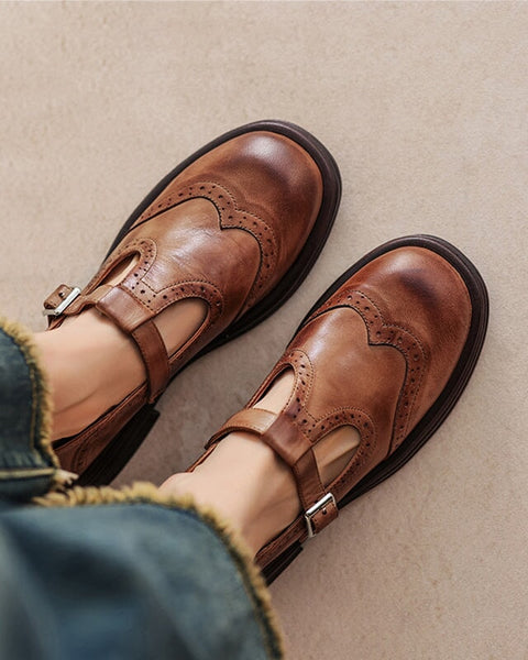 Risla Cuir Mary Janes