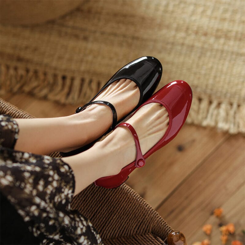 Livy | Mary Janes en cuir