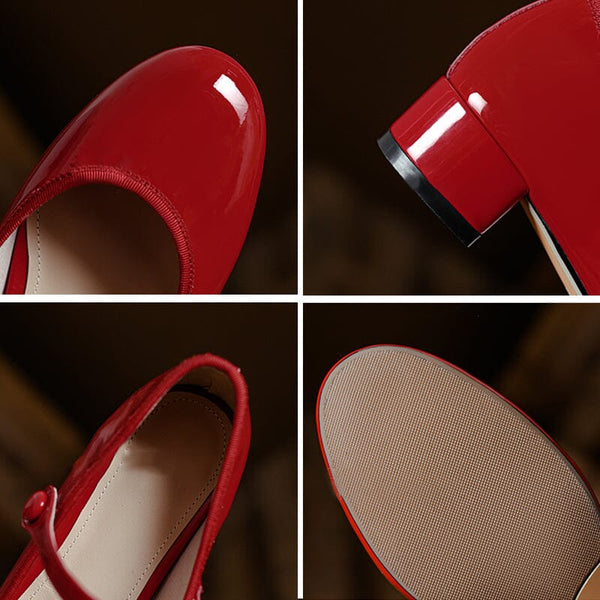 Livy | Mary Janes en cuir