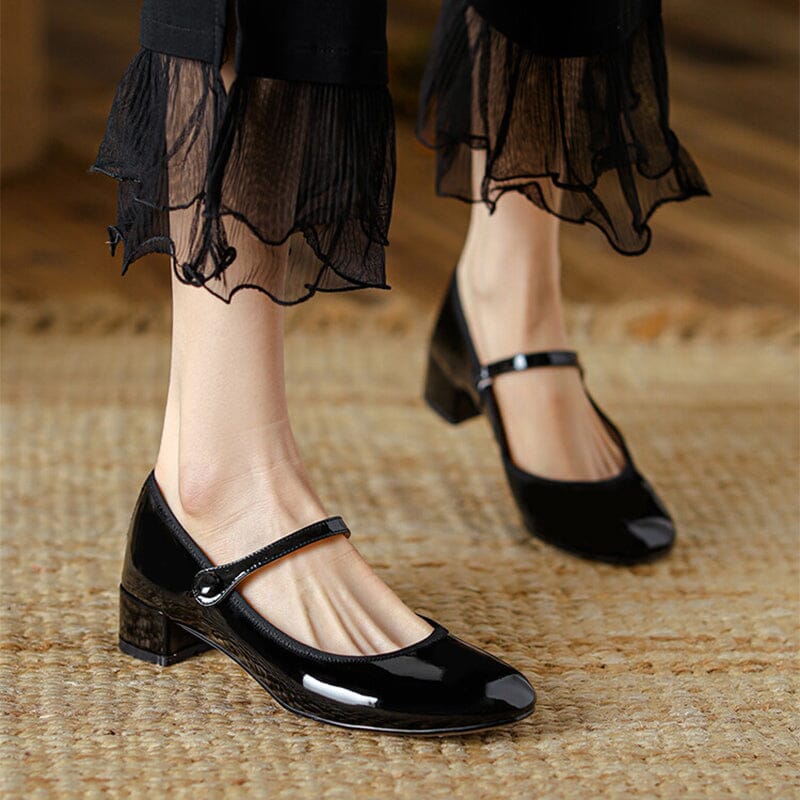 Livy | Mary Janes en cuir