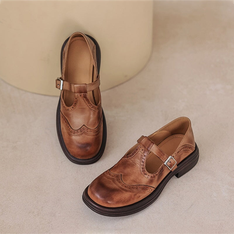 Risla Cuir Mary Janes