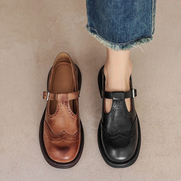 Risla Cuir Mary Janes