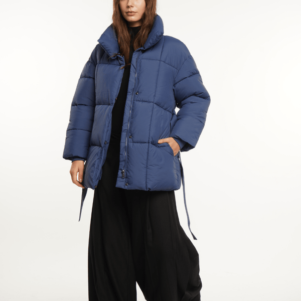 NOVA | VESTE PUFFER CEINTURÉE MI-LONGUE