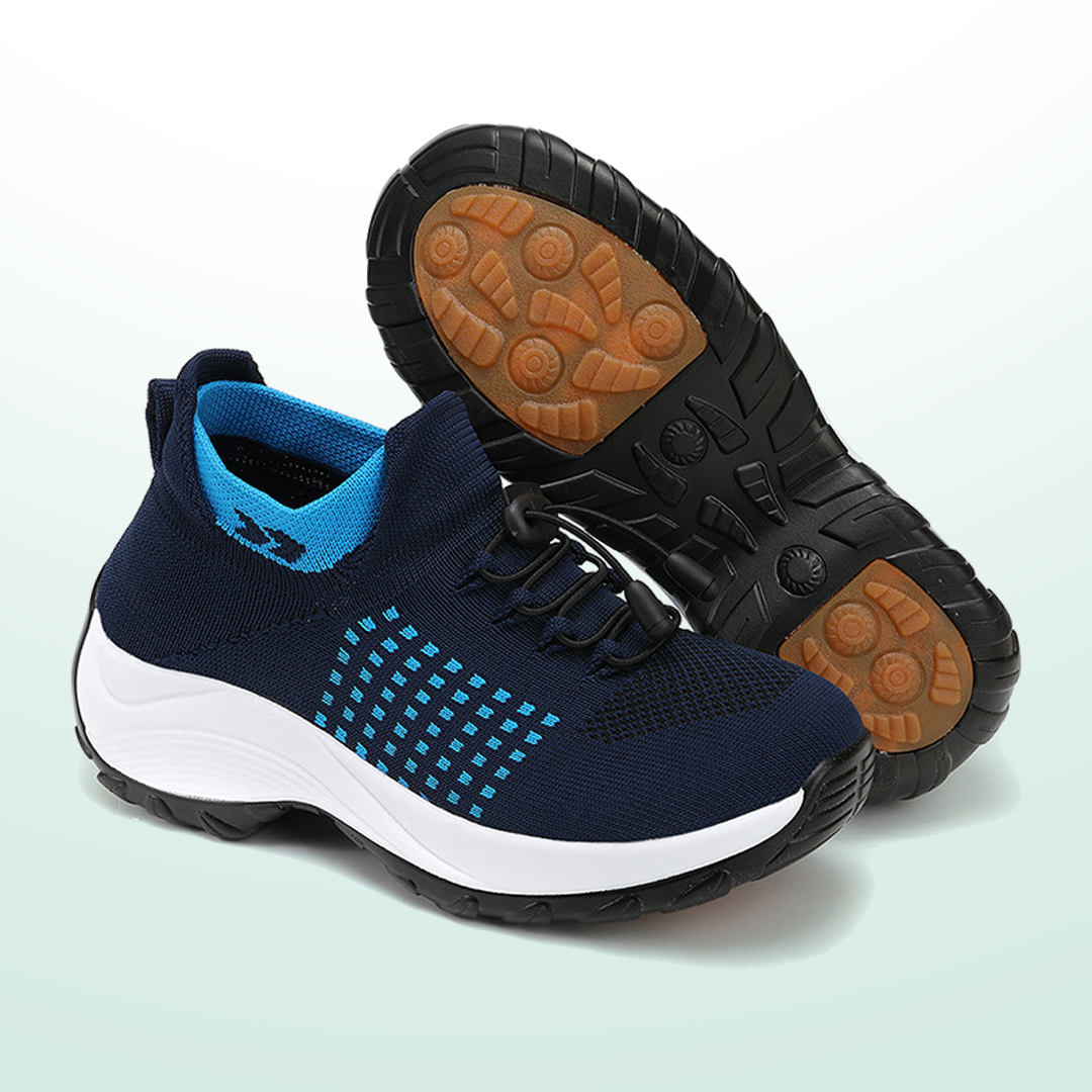 Ambulo Orthopaedic Shoes Knitted Fabric - Blue Navy