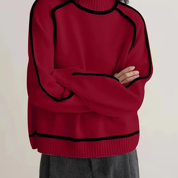 Donna | Pull élégant à col roulé