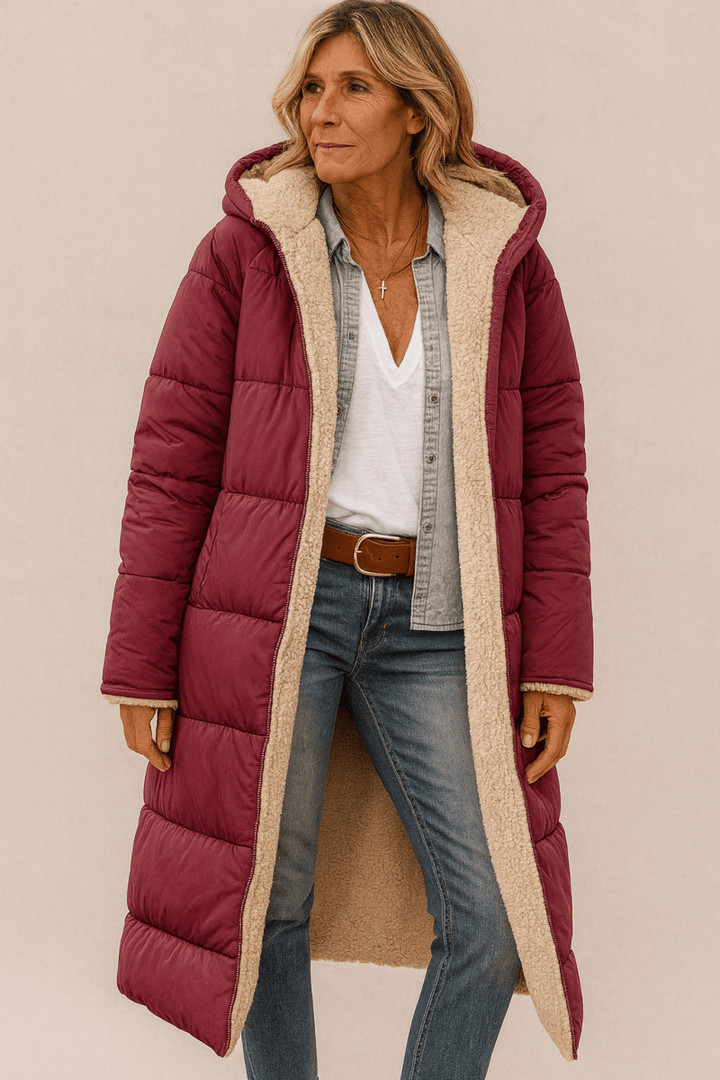 SASHA | MANTEAU RÉVERSIBLE DOUX