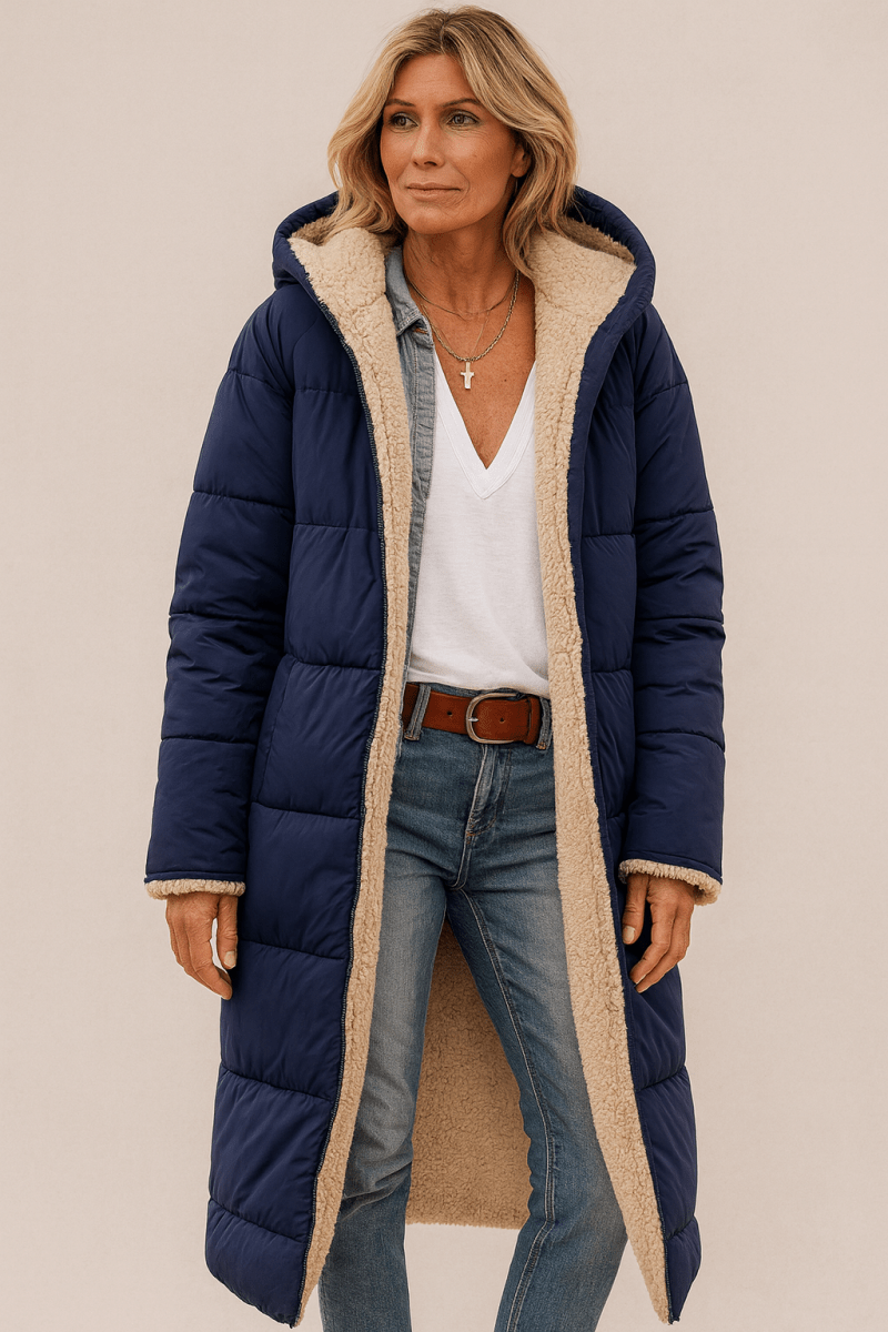 SASHA | MANTEAU RÉVERSIBLE DOUX
