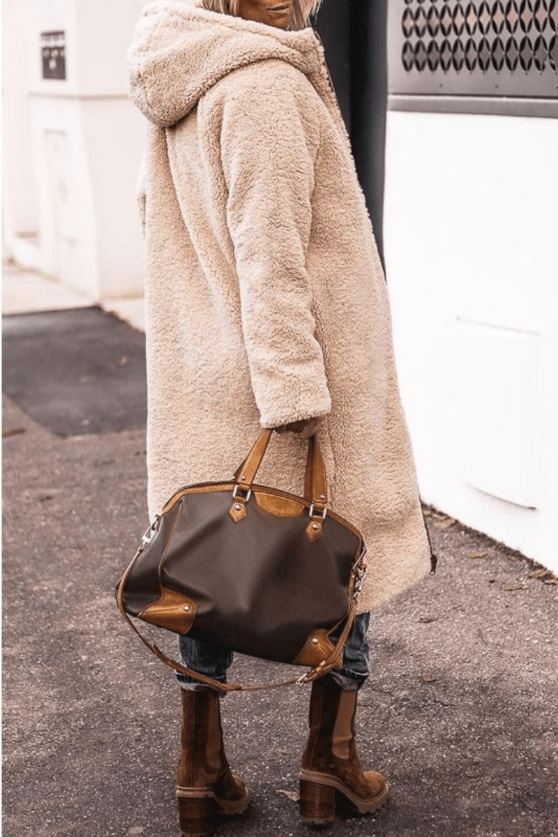 SASHA | MANTEAU RÉVERSIBLE DOUX