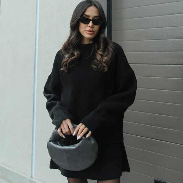 Zoey | Ensemble Robe Pull Tricoté