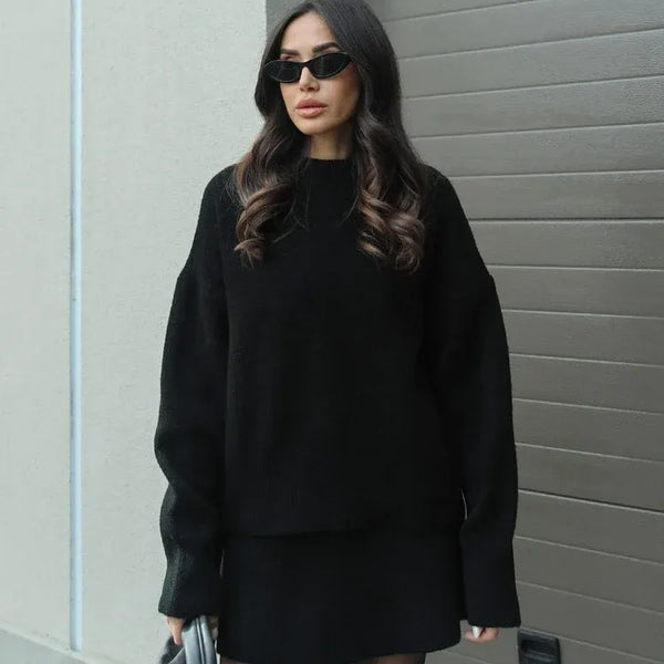 Zoey | Ensemble Robe Pull Tricoté