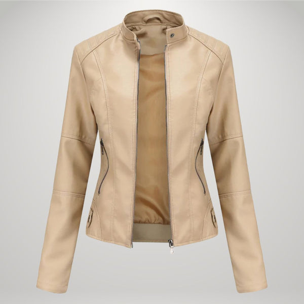 Karolina | Veste Slim en Simili Cuir