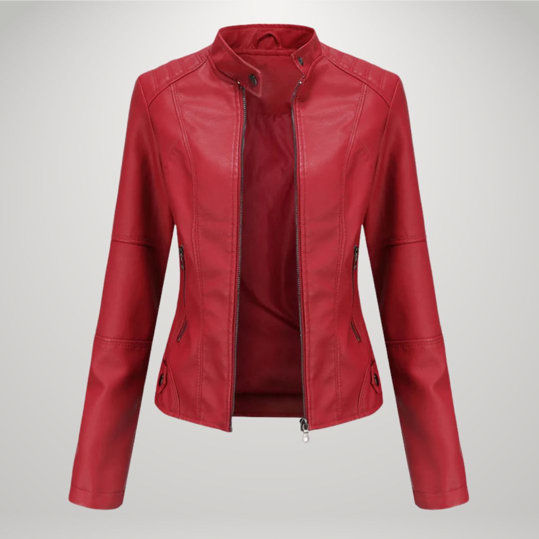 Karolina | Veste Slim en Simili Cuir