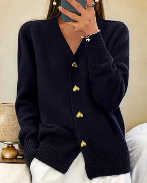 Amy | Cardigan en Tricot Élégant