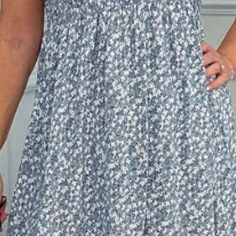Lidya - Elegant Floral Print Dress