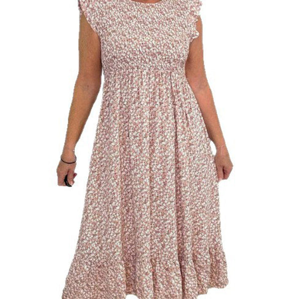 Lidya - Elegant Floral Print Dress