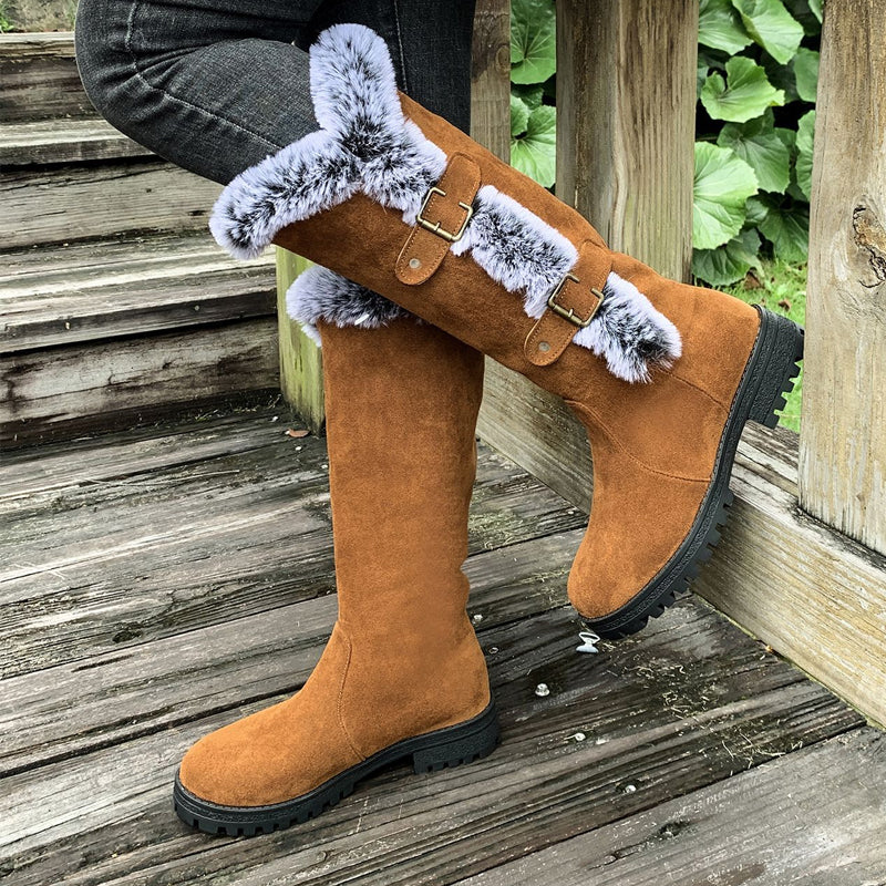 Willow Lane | Bottes d'hiver mi-mollet avec doublure en peluche